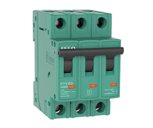 DC Circuit Breaker 750V 3Pole 63A TUV certificate FPV-63 