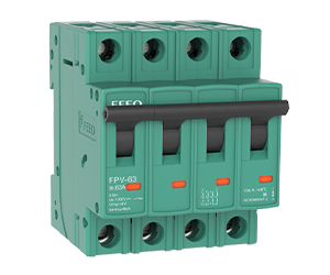 1000V 63A DC Miniature Circuit Breaker 4Pole 