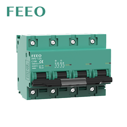 DC MCB 4P 1000VDC 10KA 125A DC Circuit Breaker