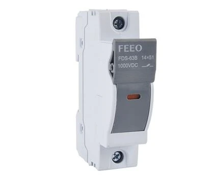 FDS-63 Solar PV Fuse Low Voltage DC Fuse 1A-63A Fuse Base Box