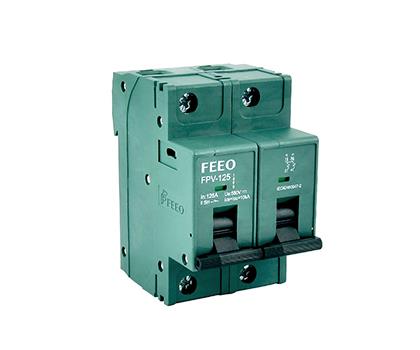 DC MCB 2P 550VDC 10KA 125A DC Circuit Breaker