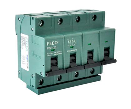 DC MCB 4P 1000VDC 10KA 125A DC Circuit Breaker